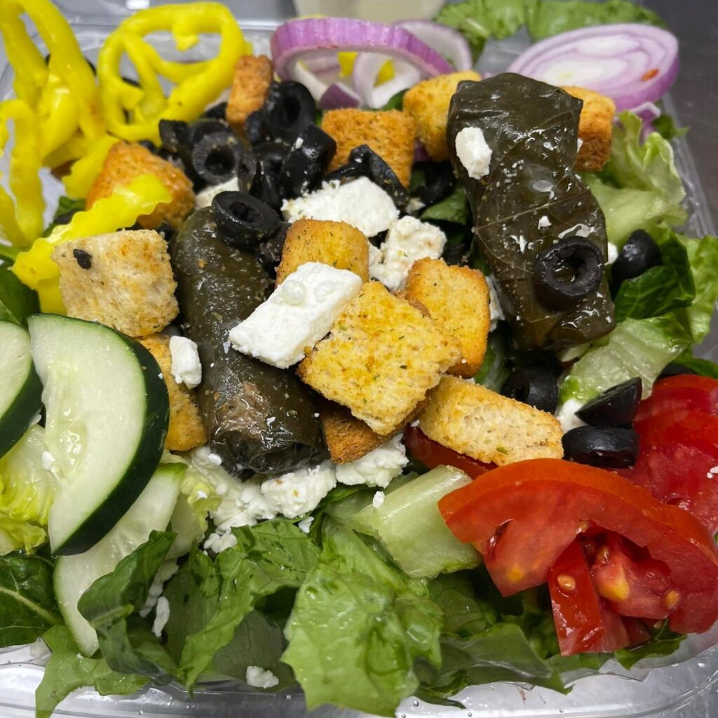 Greek Salad from Avent Ferry Pizza